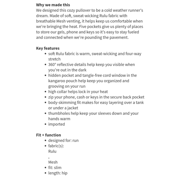 LULULEMON Base Runner 1/2 Zip - Picture 12 of 12